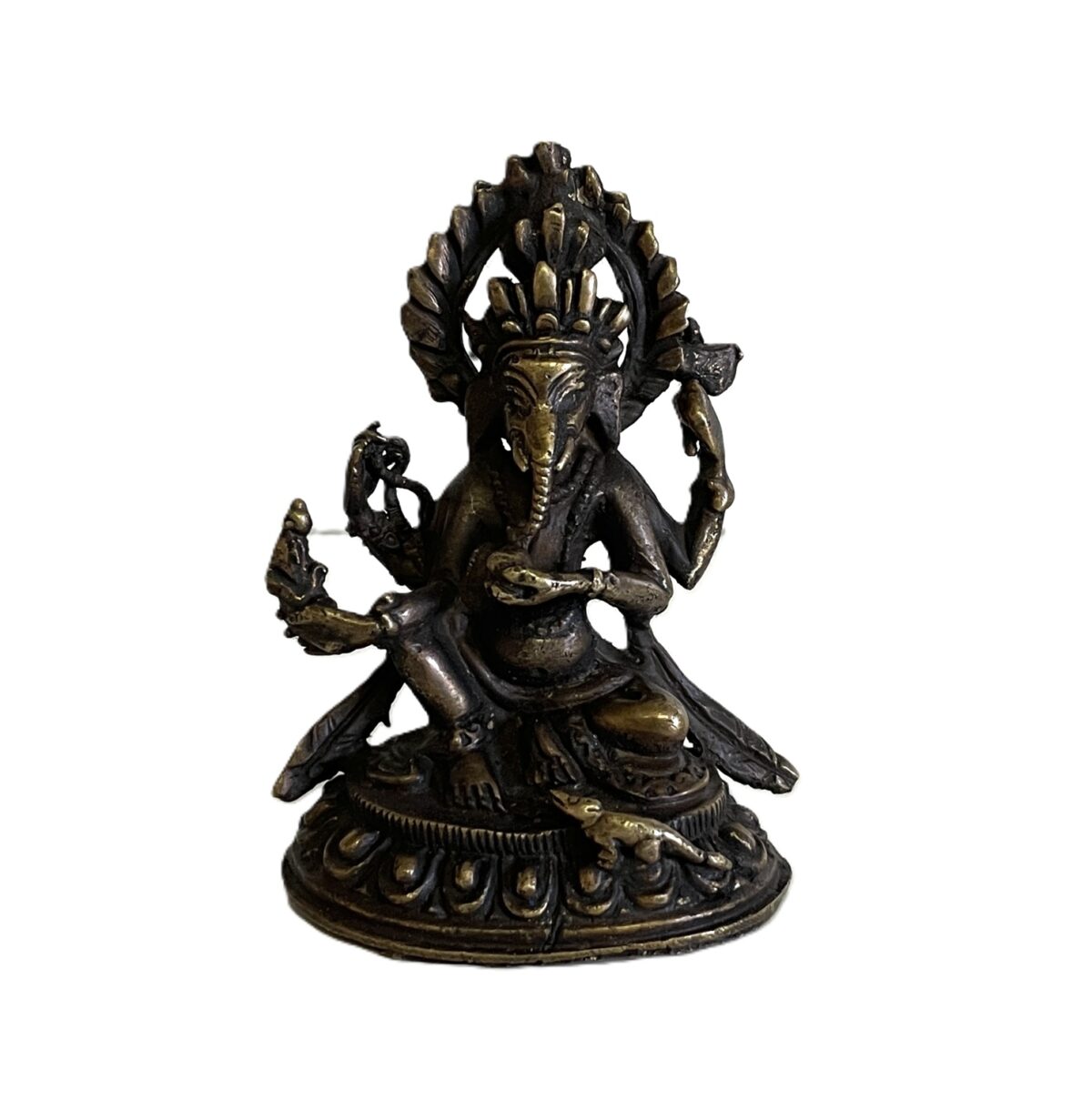 Ganesha Statue Messing 6,5cm