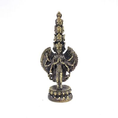 Avalokiteshvara Statue Höhe 8cm Messing