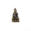 Statue mini Shakyamuni mit Schale Messing