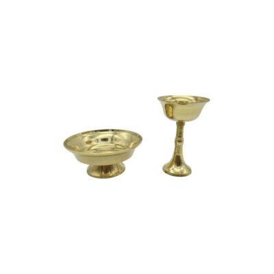 Serkim Schale Messing H=13,5cm