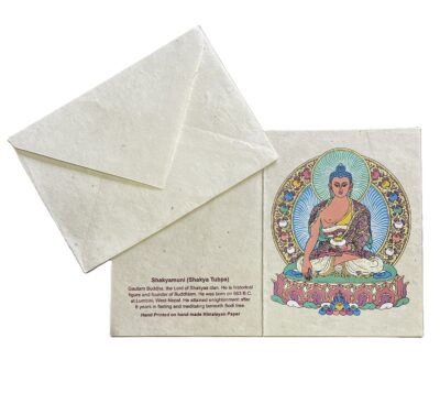 Briefkarte Shakyamuni mit Umschlag